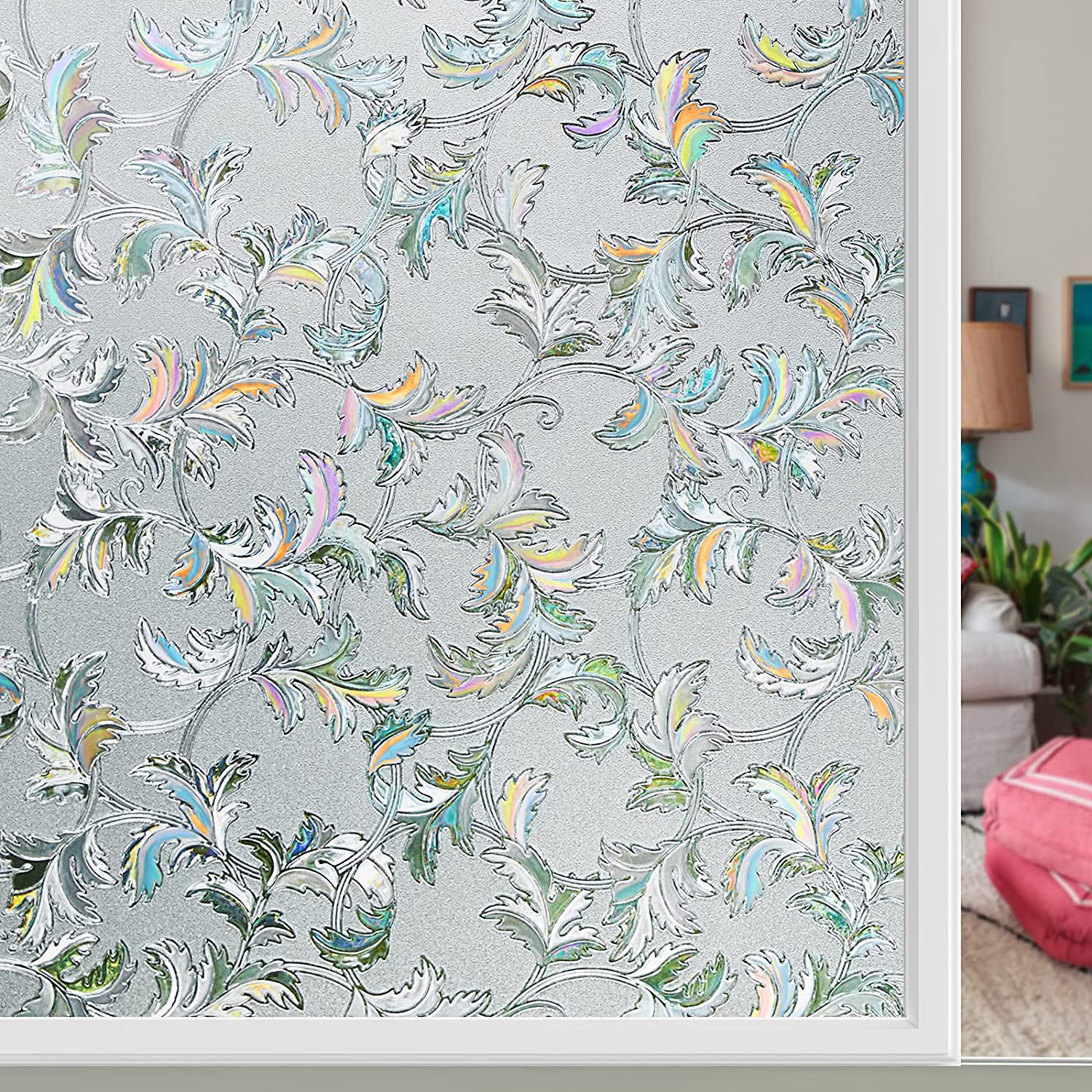 Пленка витражная статическая МН09 90см. х 50м.