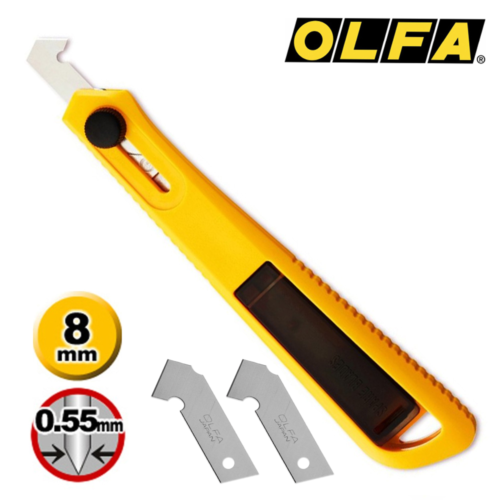 Нож Olfa PC-S резак для пластика Олфа 8мм PB-450