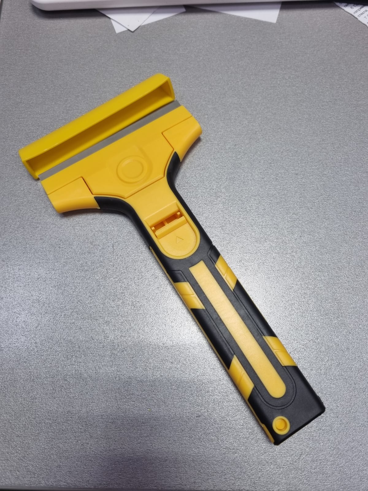 Большой 4-дюймовый скребок для чистки стекла. +5 сменных лезвий