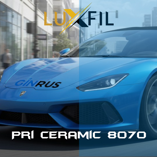 PRI Ceramic 8070 Атермальная Luxfil / Luxton серо-голубая (керамика) 80% пленка (1,52*30м.)