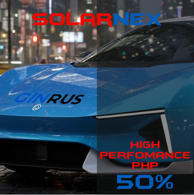 50% Solarnex HIGH PERFOMANCE PHP тонировочная пленка (1,52*30м.)