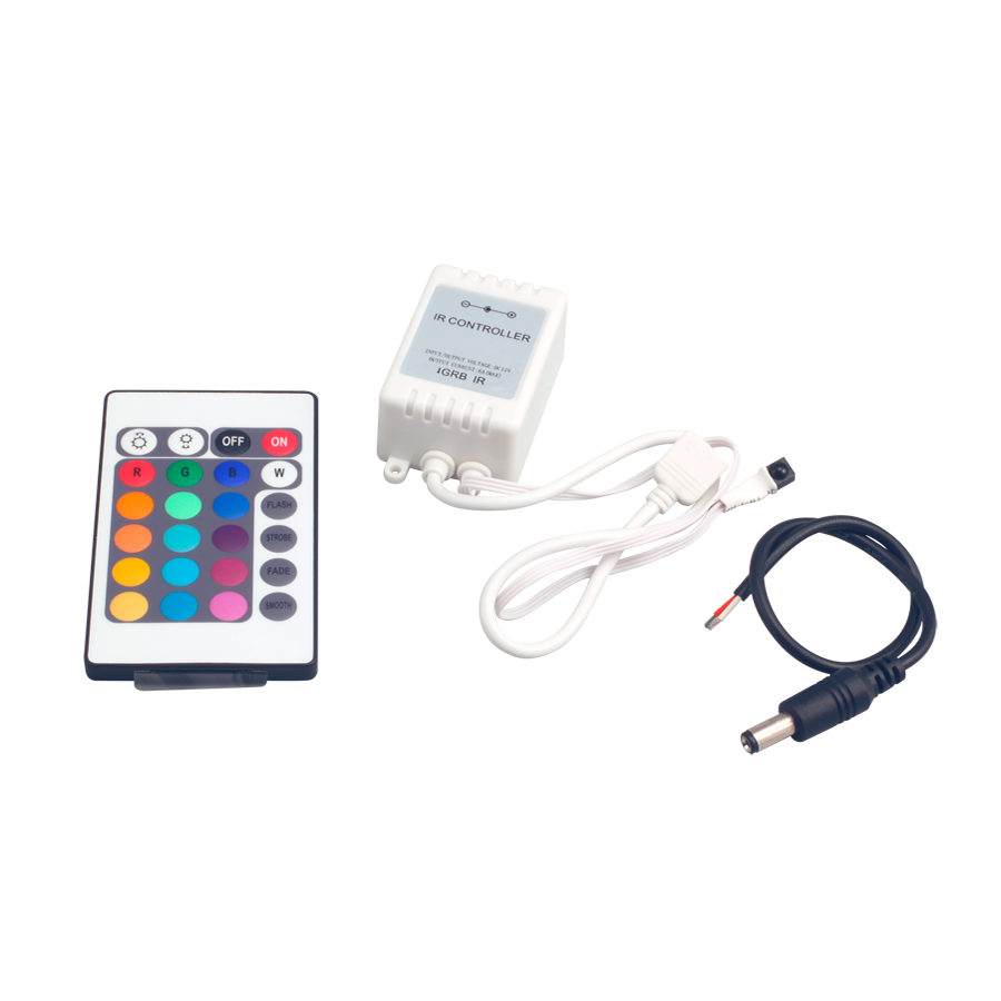 Контроллер для RGB лент ZC-1000RC, 12v, 72W, (IR) ИК-пульт
