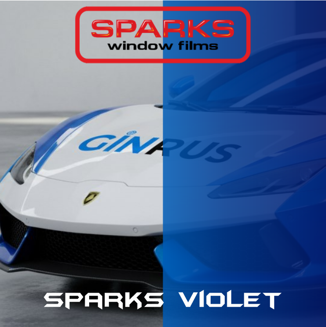 Пленка тонировочная SPARKS VIOLET 15 (1,52*30м.) хамелеон, светопропускание 15%