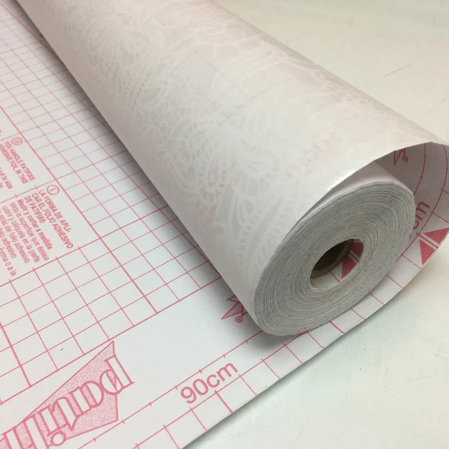 Пленка самокл. Patifix 11-2225 витражная, кружево белое 0,45х15м