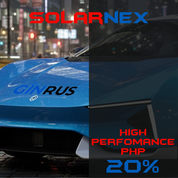 20% РУЛОН Solarnex HIGH PERFOMANCE PHP тонировочная пленка (1,52*30м.)