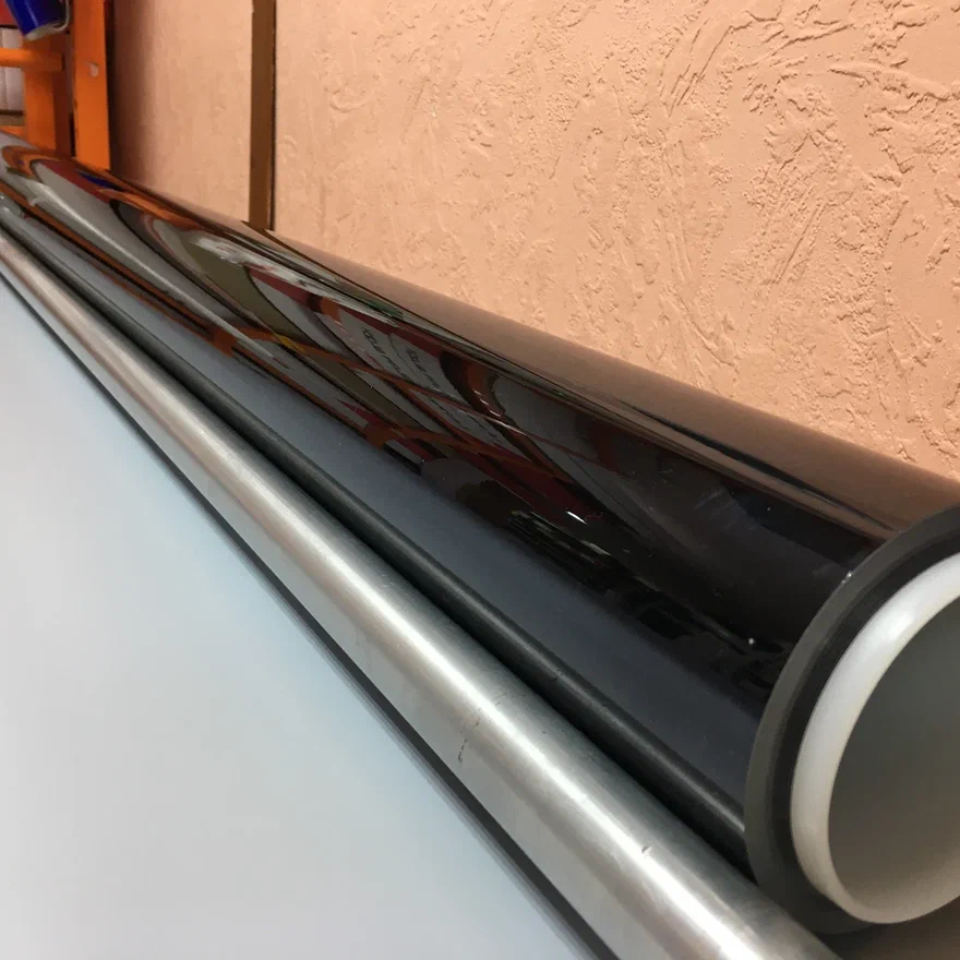 Черная глянцевая гибридная TPH BLACK Solarnex пленка (1,52мх15м),