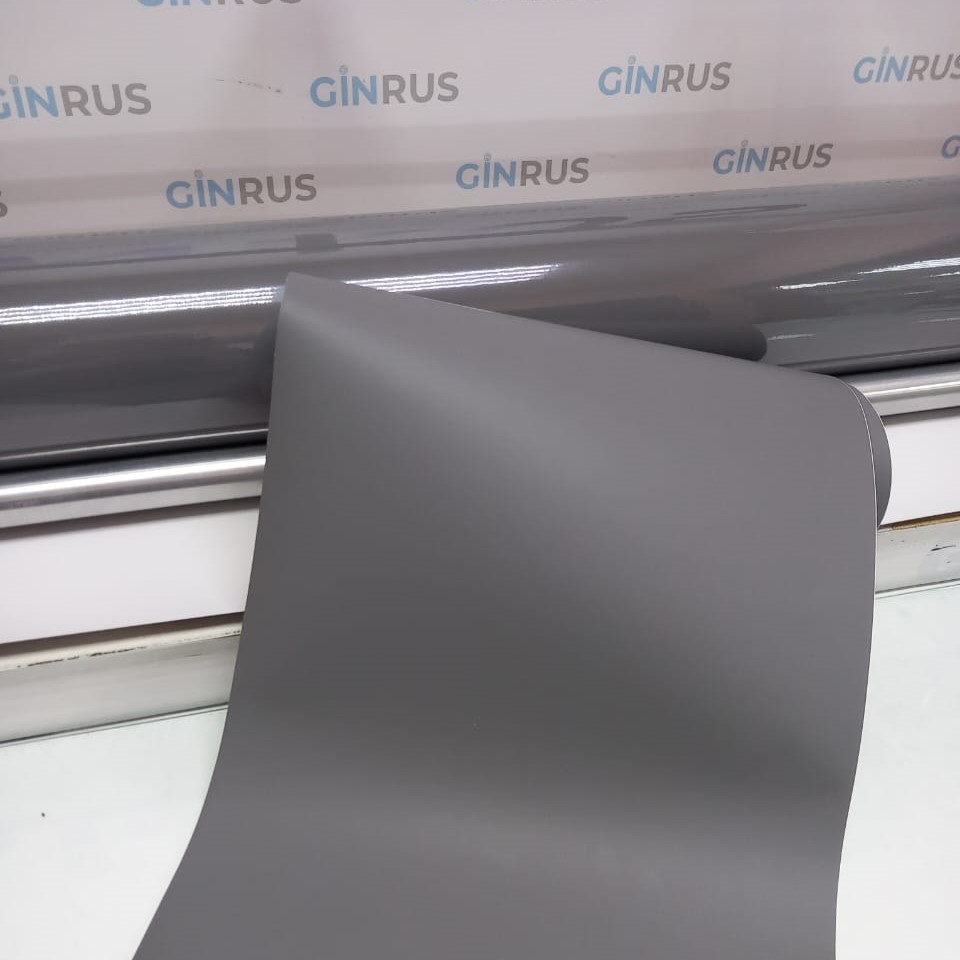 Пленка ПВХ FIVE Star Матовый хром NANDO GREY PREMIUM (ГРАФИТ) 1,52*18м.