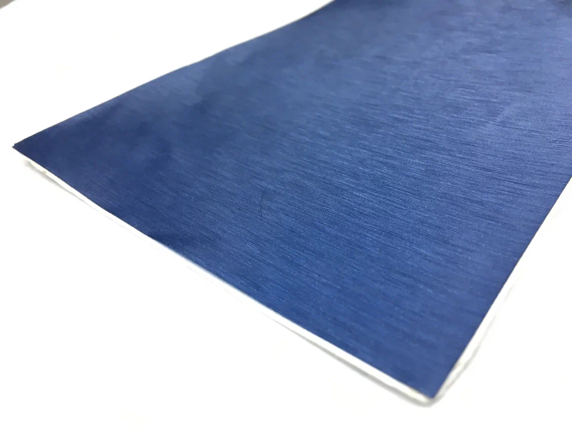 Пленка Шлифованный Алюминий Светло-Синий 5 star 1,52*30м