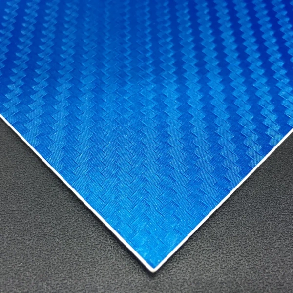 Пленка Карбон Голубой GK-03, 152mkm