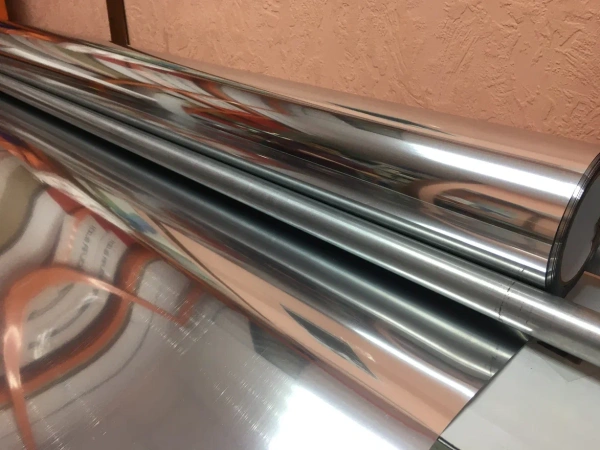 Пленка Хром Серебро, 94mkm 5 star Premium stretch 1,52*20м