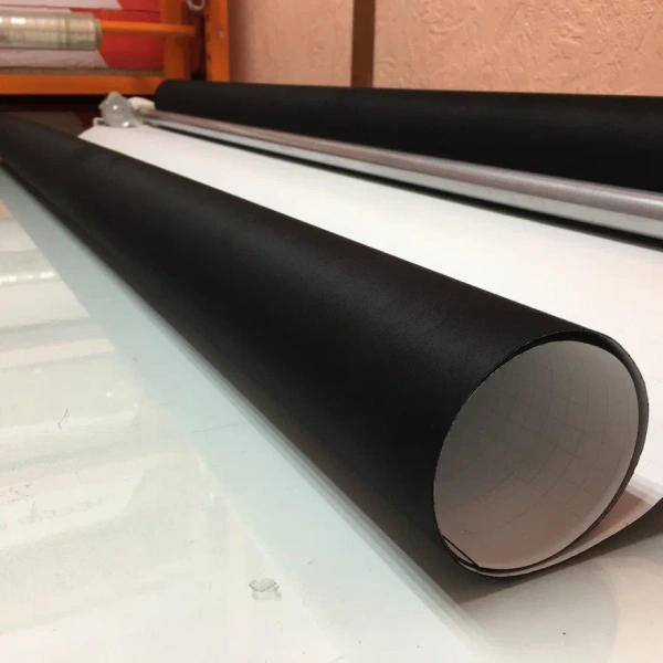 Пленка Алькантара/ замша на клею Five Star черная 1,5х15м