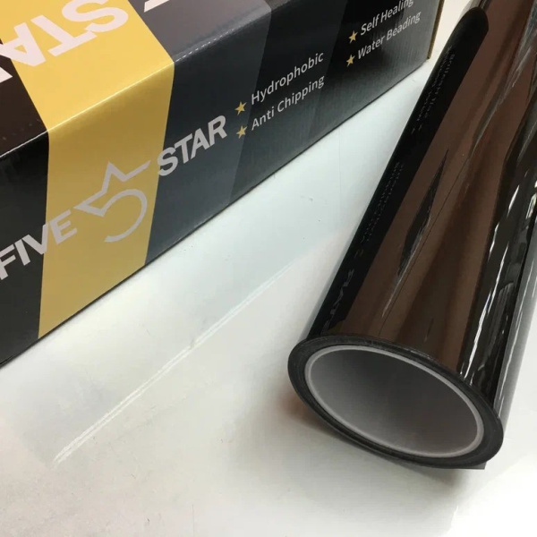 Пленка для фар гибридная  HYBRID PPF  Top Coat (0,6*15м) черная, темная dark black