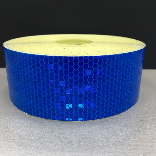 Светоотражающая лента синяя 5см*50м