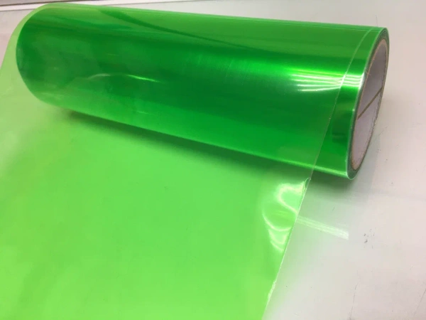 Пленка для фар зеленый S-10