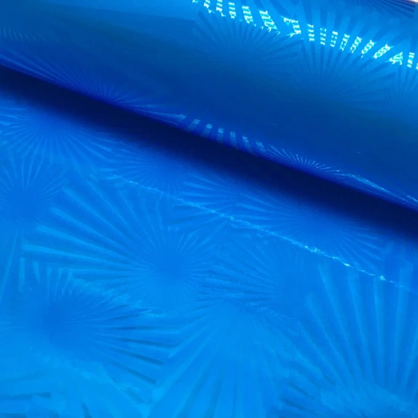 Пленка для фар "лучи солнца" голубой R107-3, 137mkm