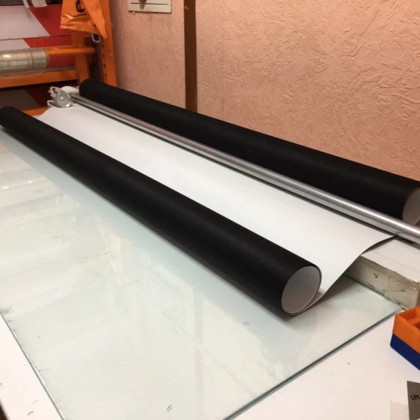 Пленка Алькантара/ замша на клею Five Star черная 1,5х15м