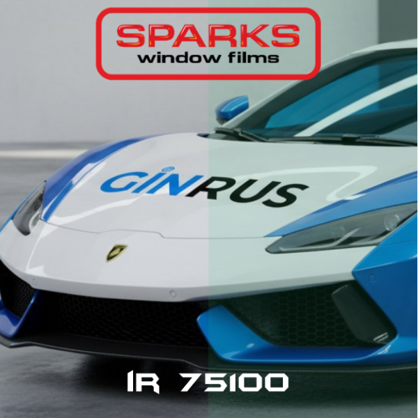 Пленка тонировочная, атермальная SPARKS IR 75100 GREEN (1,52*30м.) IR 91%