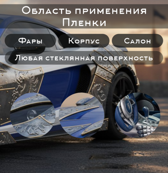 Honor-T75S (190мкм) Полиуретановая пленка Paint Protection Films TPU Glossy 7.5 Mil 1.524*15M