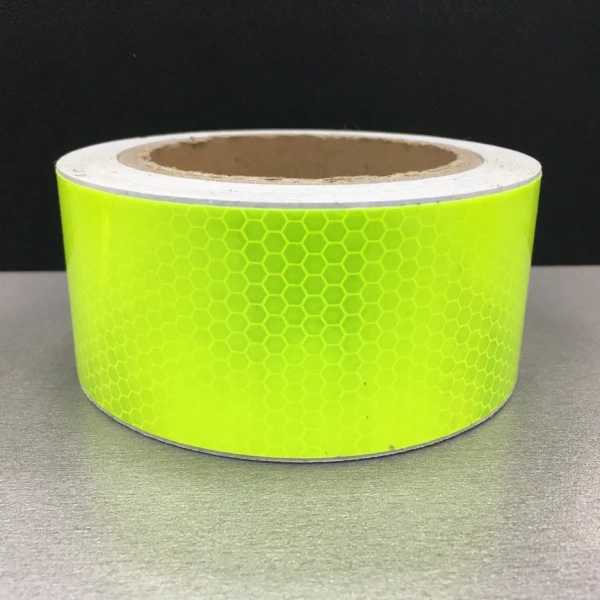 Светоотражающая лента для контурной маркировки "Флуоресценция" салатовый (размер 5см*45,7м)