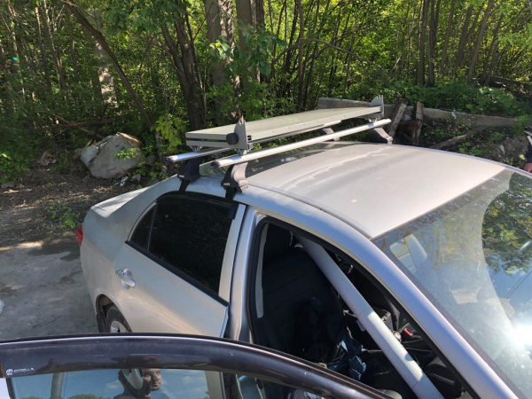 Информационное табло, светоотр. на кроншт., складное,1000*500мм, "Урал" под "Большую ширину"