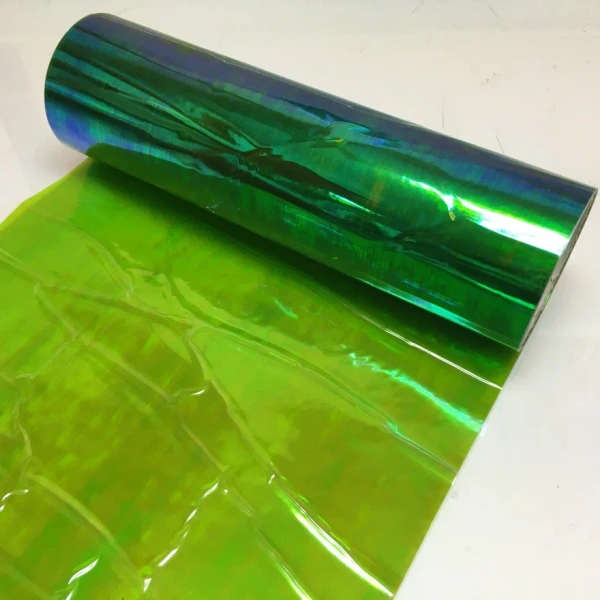 Пленка для фар хамелеон зеленый