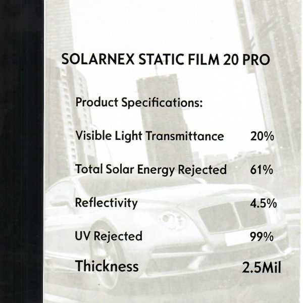 20% cъемная силиконовая тонировка Solarnex 1,0*30м 20% cъемная силиконовая тонировка Solarnex 1,0*30м