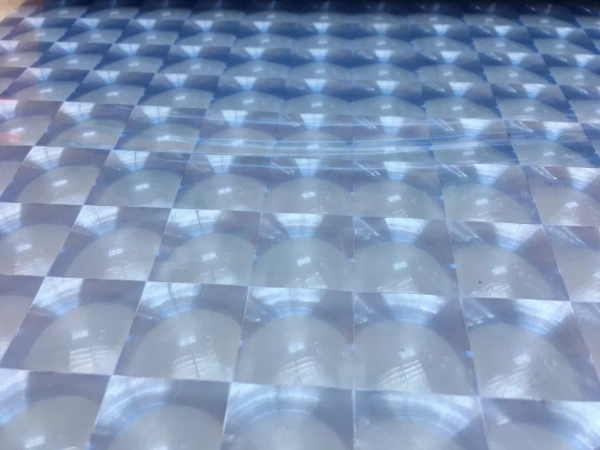 Пленка для фар "голография 4д" голубой R105-4 (akuro),182mkm  8810