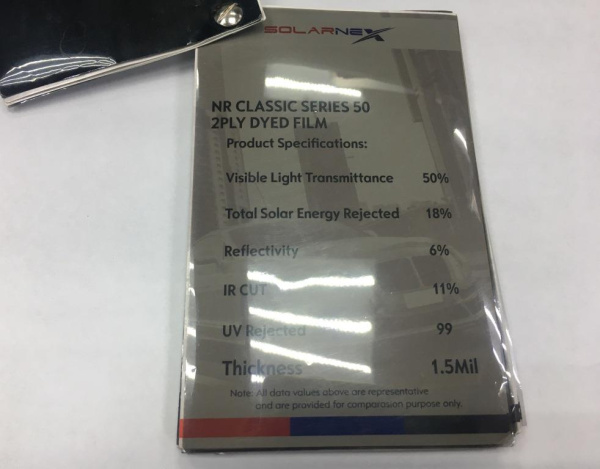50% Solarnex NR CLASSIC тонировочная пленка (крашенная) 1,52*30м