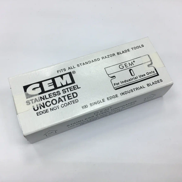 Лезвия для металлического скребка GEM оригинал упаковка 100шт GT137