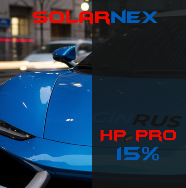 15% Solarnex HP PRO тонировочная пленка, металл керамик