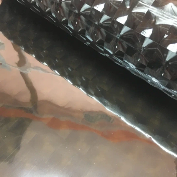 Пленка для фар "голография 4д" черный R105-1, 182mkm, 8809