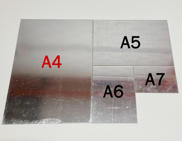 Зеркальное оргстекло А4 (амальгама царапанная)