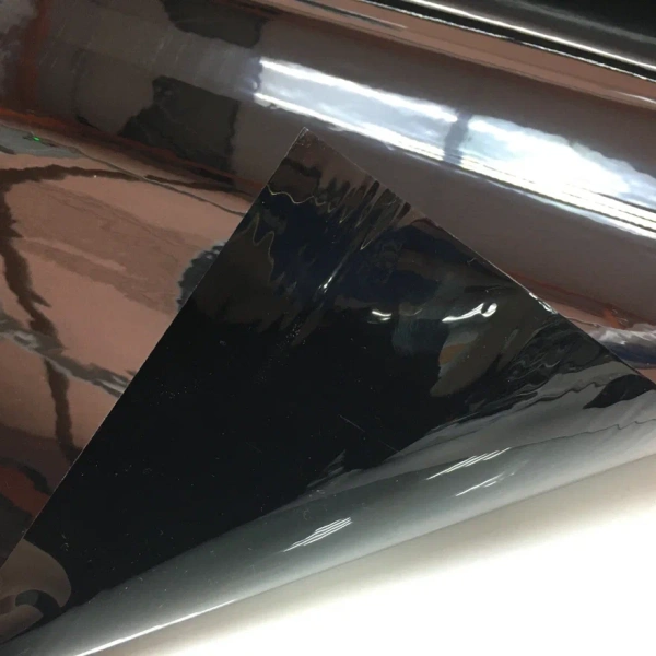 Черный супер глянец, без каналов,с защиткой 5 star (1,52*20м. ) premium