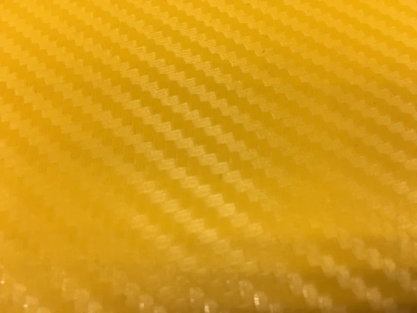 Пленка Карбон цвет Желтый Модель 25199, 195mkm