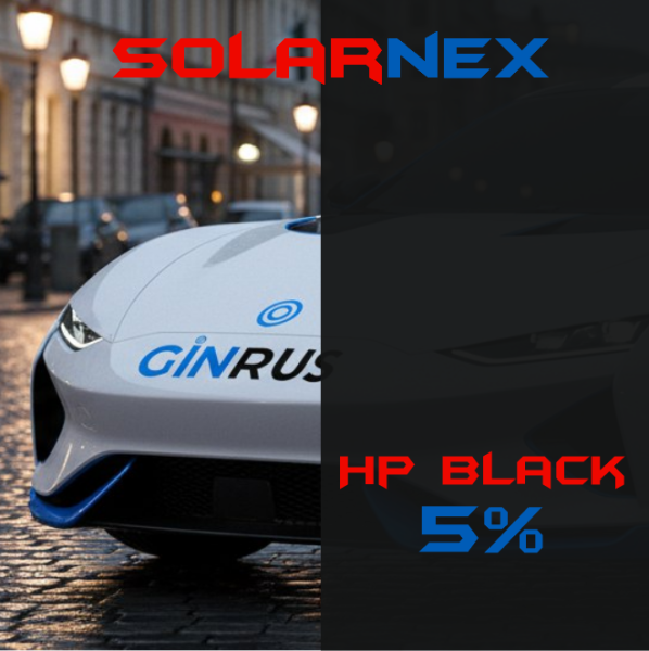 Автомобильная тонировочная пленка SOLARNEX HP BLACK 05 (1,52мх30м) Металл Эко