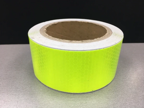 Светоотражающая лента для контурной маркировки "Флуоресценция" салатовый (размер 5см*45,7м)