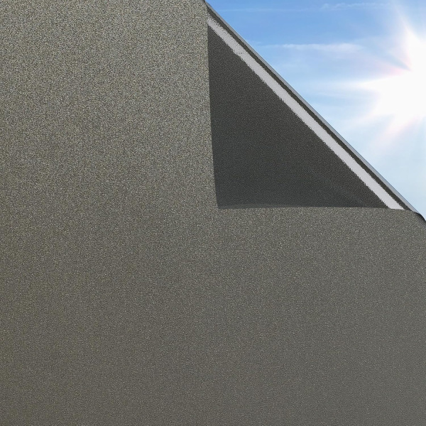 Пленка витражная статическая МН39-G серая матовая 90см. х 50м.