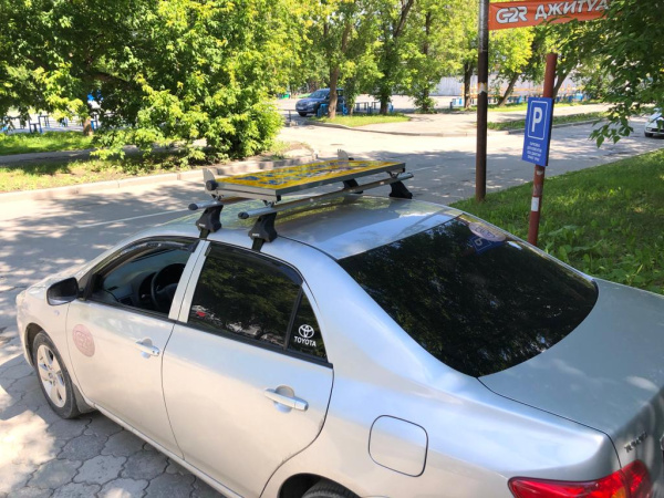 Информационное табло, светоотр. на кроншт., складное,1000*500мм, "Урал" под "Большую ширину"