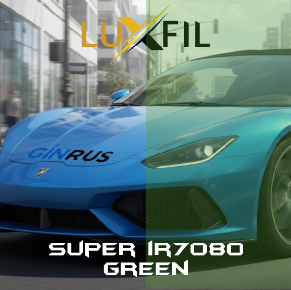 SUPER IR 7080 Green LUXFIL Атермальная пленка зеленая (керамика) 70% (1,52*30м.)