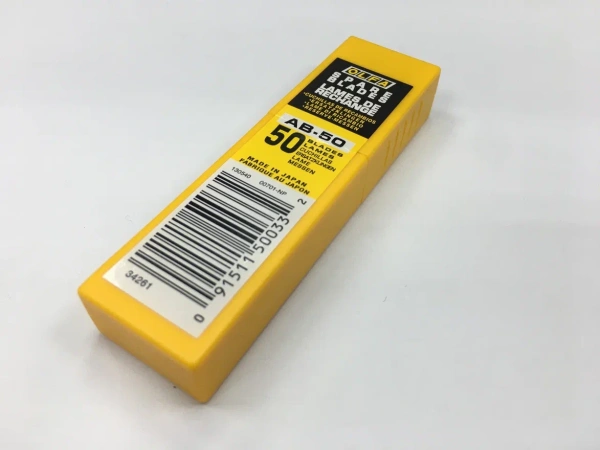 Лезвия стальные Olfa ABB-50 9мм (уп. 50 лезвий)