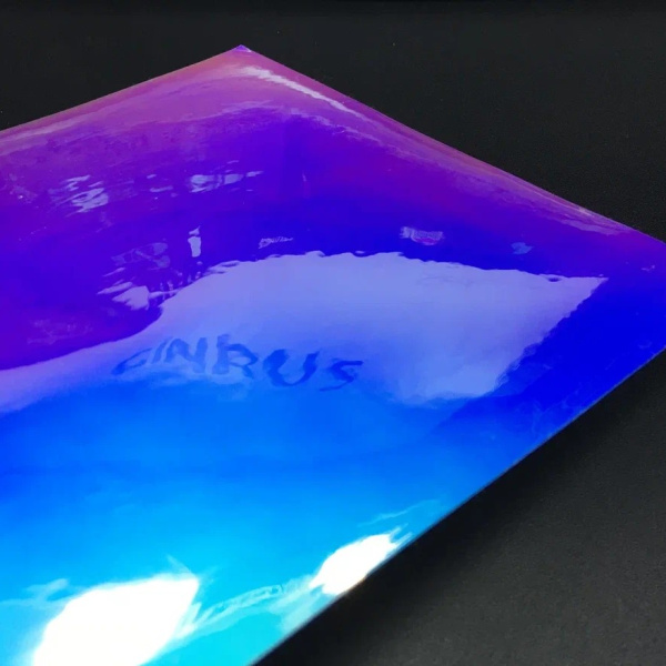 Пленка ПВХ хром Аквамарин PINK 1,35*18M розовый, радужный хром