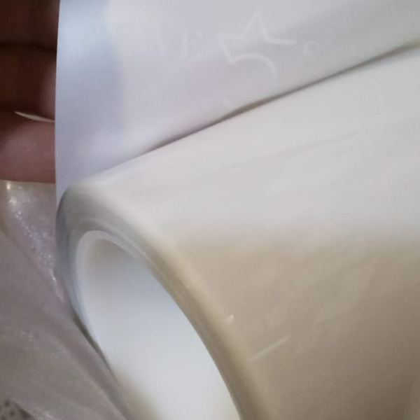 Пленка антигравийная LOGO прозрачная 2010-3, 160мкм, 1.52м *15м премиум 5 star, с защитным слоем ( белая подложка с брендом)