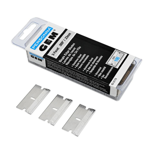 Лезвия для металлического скребка GEM оригинал упаковка 100шт GT137