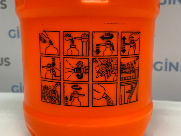 Распылитель 2л, спрейер оранжевый ТМ-92