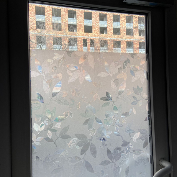 Пленка витражная статическая МН47, 90см. х 50м.(одуванчики)