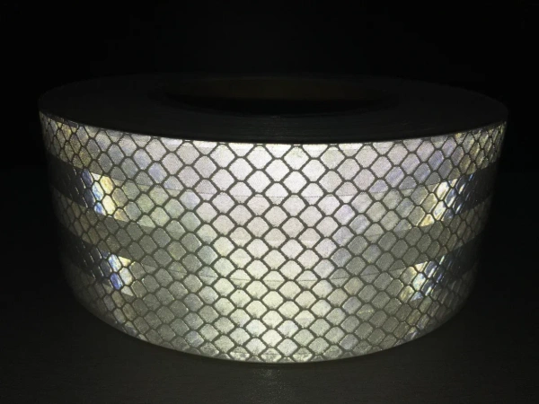 Светоотражающая лента СТАНДАРТ, цвет белая 50мм*50м