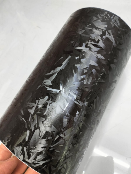 Пленка ПВХ TITANIUM 3D BLACK 096 (КОВАНЫЙ КАРБОН) рулон 1,52*18м., FIVE STAR