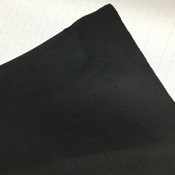 Пленка Алькантара Премиум черная на клею 1,5*15м 5 Star