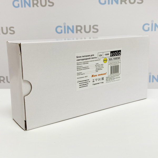 Блок питания Ecola 150w, 12v, 220v IP20