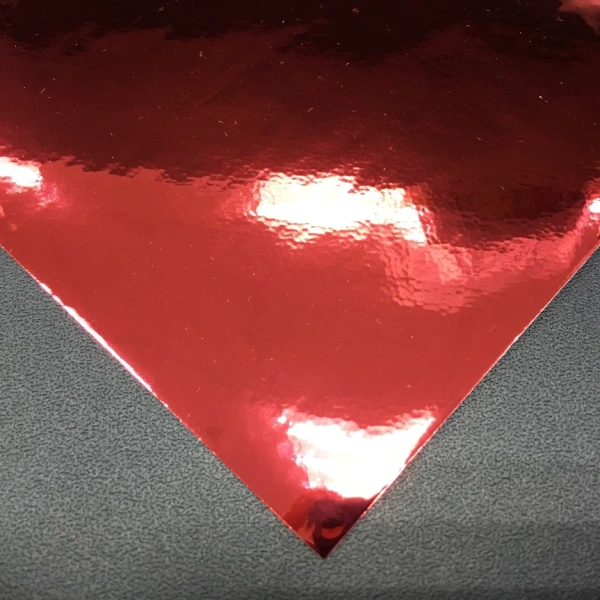 Пленка хром глянцевый красный PY-03, 98мкм, 152см*20м stretch